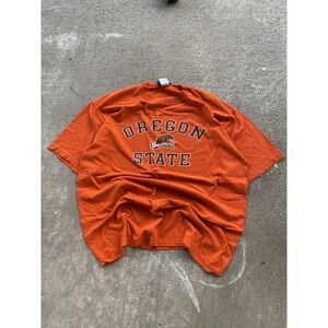 VTG Oregon State Beavers Shirt Mens XL Orange NCAA Football JanSport Graphic Tee